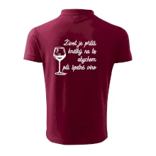 Život je příliš krátký - sklenička