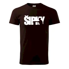 Šipky - nápis se šipkařem