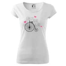 Crazy bike girl