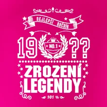 Zrození legendy - pro všechny - vlastní letopočet Zrození legendy - pro všechny - vlastní letopočet