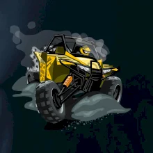 ATV bugina žlutá