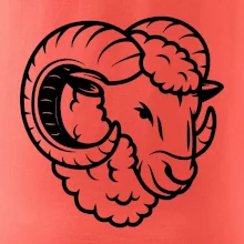 Černá Hlava berana obrys