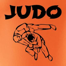 Judo nápis + postavy