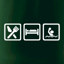Eat sleep vodní pólo v řadě