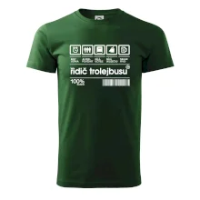 Čárový kód -  Řidič trolejbusu Čárový kód -  Řidič trolejbusu
