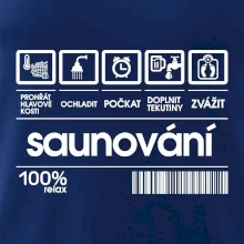 Čárový kód - sauna Čárový kód - sauna