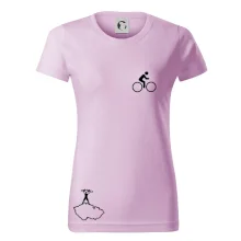 Mapa ČR + kolo na prsu