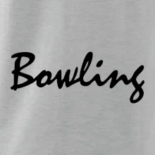 Bowling nápis psací