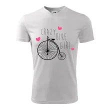 Crazy bike girl