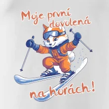 Moje první dovolená na horách oranžová liška