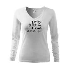 Eat sleep fly repeat