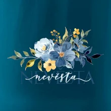 Nevěsta květy modré