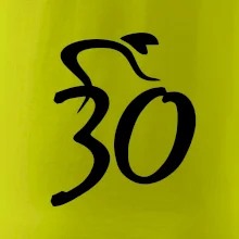 Cyklista slaví třicítku (30)