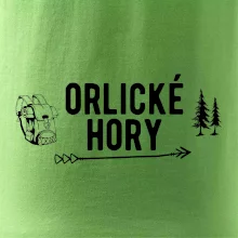 Orlické hory nápis