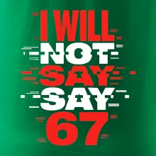 Červený - I Will Not Say SAY 67