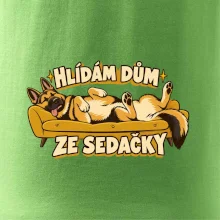 Hlídám dům ze sedačky - vlčák