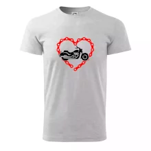 Moto srdce řetěz - chopper