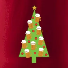 Nic více nepotřebuji - stromeček a pivo (Pecka design)