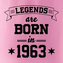 Legends are born in 1963