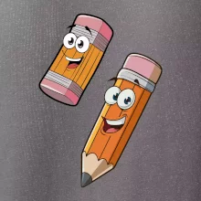 Parové triko - Tužka a guma