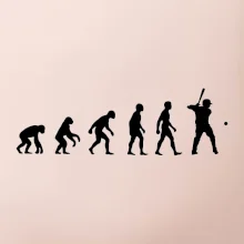 Evoluce baseball pálkař nápřah + míček