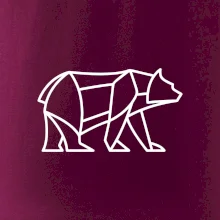 Geometrie lední medvěd chodící