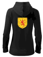 Skotský lev na hrudi