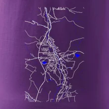 Vrchlabí - Mapa s vodními toky