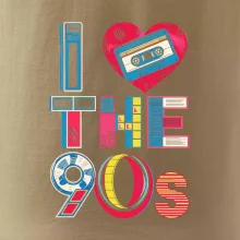 I love 90s - srdce a kazeta