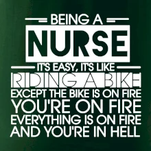 Being a nurse - bike