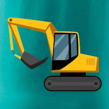 Bagr bez nápisu  z boku