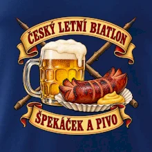 Český letní biatlon špekáček a pivo