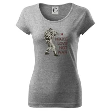 Růže ve zbrani, make love not war