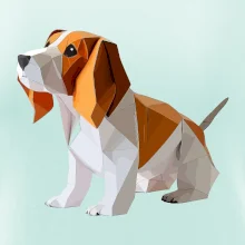 Bígl slepený z papíru