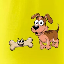 Parové triko - Pes a kost