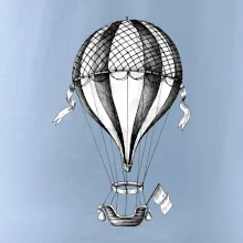 Horkovzdušný balón  kreslený