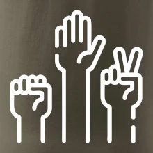 Kamen nůžky papír ikony