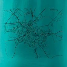 Mapy měst černobílé Klatovy