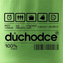 Čárový kód důchodce