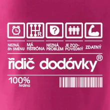 Čárový kód - řidič dodávky