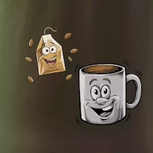 Parové triko - Hrnek a čaj