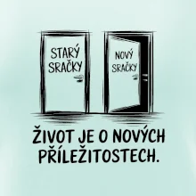 Dveře  - starý sračky - nový sračky