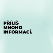 PŘÍLIŠ MNOHO INFORMACÍ.