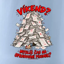 Víkend učitele pod hromadou písemek k opravě