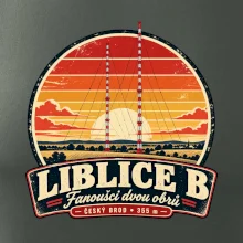 Liblice B retro odznak dvou vysílačů