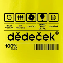 Čárový kód dědeček Čárový kód dědeček