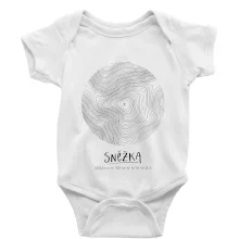 Sněžka - vrstevnice v kruhu