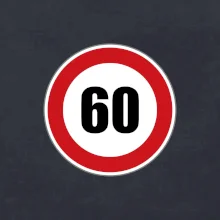 Dopravní značka - omezení rychlosti 60