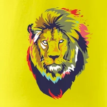 Hlava lva kreslená jednoduchá