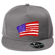 Americká vlajka ohnutá